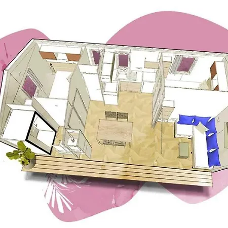 Zecamping 3 Etoiles Dog Friendly Tennis Piscine Chauffee Кемпинг 3*